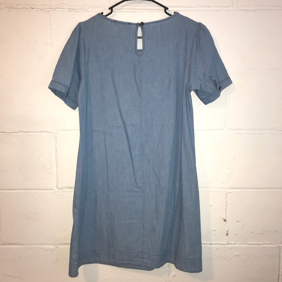 Rebellion Chambray Shift Dress - Picture 3 of 7